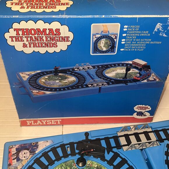 Vintage 1983 Thomas The Tank Engine & Friends Playset Case Track Set - Picture 5 of 12